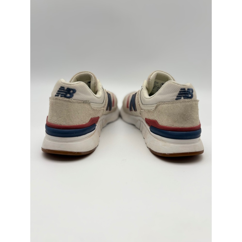 New Balance 997H Cream Navy Red Suede Mesh Sneakers CW997HHR Womens 8.5 Mens 7 - Picture 6 of 8